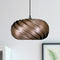 GOFURNIT Hanging lamp 'Quiescenta' in walnut wood