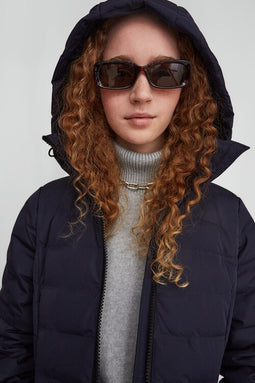 Waterproof Puffer Jacket - Navy