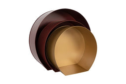 Wall shelf Luni 100 set of 3