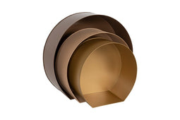 Wall shelf Luni 100 set of 3