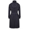 Waterproof Recycled Waistbelt Coat - Navy Denim
