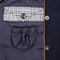 Mens Trench - Waterproof Navy Wool