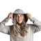 Iron Roots Unisex Hennep Performance Hoodie - Zandgrijs