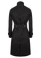 Raincoat - Structured Matte Black