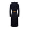 Woollen Trench- Striped Navy