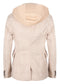 Jacket with zip off hood - Beige Check