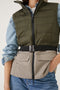 3-in-1 Down Jacket & Bodywarmer - Green