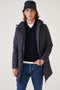 Waterproof Recycled Men's Parka - Navy Denim
