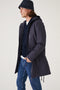 Waterproof Recycled Men's Parka - Navy Denim