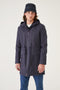 Waterproof Recycled Men's Parka - Navy Denim