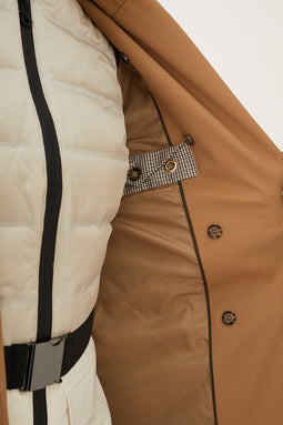 3-in-1 Down Jacket & Bodywarmer - Ivory