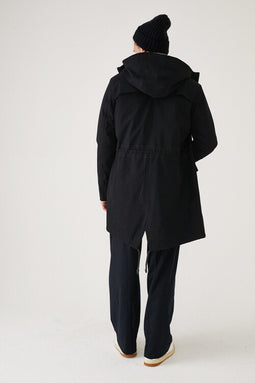 Men's Waterproof Rain Parka - Black