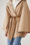 Luxury Poncho Cape - Beige