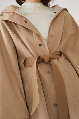 Luxury Poncho Cape - Beige