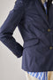 Jacket with zip off hood - Navy