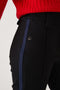 Water Resistant Rain Pants - Black/Navy Stripe