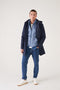 Waterproof Men's Trenchcoat - Navy Uni