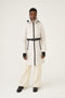 Long Waterproof Puffer Jacket - Chalk