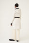 Long Waterproof Puffer Jacket - Chalk