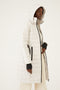 Long Waterproof Puffer Jacket - Chalk