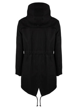 Men's Waterproof Rain Parka - Black