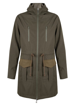 Men's Waterproof Rain Parka - Green