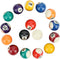 Happygetfit Mini Resin Billiard Balls, Eco-friendly, 16 pieces