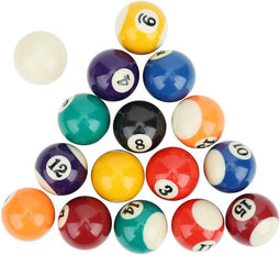 Happygetfit Mini Resin Billiard Balls, Eco-friendly, 16 pieces