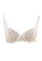 underwired bra in embroidered tulle
