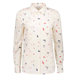 Mees Cream Graphics blouse
