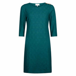 Jolein Petrol Knit jurk