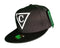 Capiche Snapback Cap Zwart Purple Monster Cat