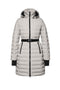 Long Waterproof Puffer Jacket - Chalk