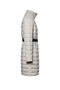 Long Waterproof Puffer Jacket - Chalk