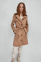 Waterproof Tailored Trenchcoat - Satin Beige