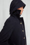 Mens Trench - Waterproof Navy Wool
