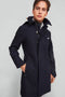 Mens Trench - Waterproof Navy Wool