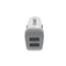 Uniq Car Charger Dual USB Port 2.4A - White
