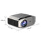 Belesy® Beamer Projector M30 - 4K Support - 10.000:1 Contrast - 2.800 Lumen