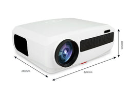 Belesy® Beamer Projector M26 - 4K Support - 7.000 Lumen - 10.000:1 Contrast