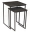 Salontafelset industrieel - Salontafels zwart - salontafel 60 cm