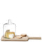 L.S.A. Dine Cheese Dome & Oak Board H18 cm L36,5 cm W6 cm *