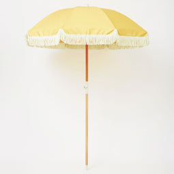 Sunnylife 2023 Luxe Beach Umbrella Utopia Pale Banana