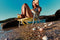 Sunnylife 2023 Deluxe Beach Chair Utopia Pale Banana
