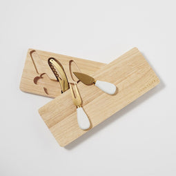 Sunnylife 2023 Travel Cheese Set Natural