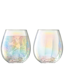 L.S.A. Pearl Tumbler 14oz Mother of Pearl x 2
