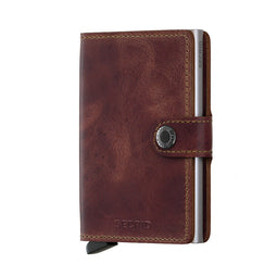 Secrid Mini Wallet vintage bruin