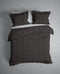 Heckett Lane Dekbedovertrek Katoen Satijn Diamant - classic anthracite