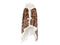 LINNICK Hoodie Flanel Fleece Deken Met Capuchon Leopard - bruin - 130x180cm