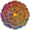 UNIDRAGON Wooden Jigsaw Puzzle Mandala - Inexhaustible Abundance - 350 pcs - King Size 33x33 cm